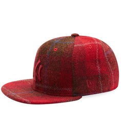 Бейсболка New Era Harris Tweed 59Fifty, цвет Red