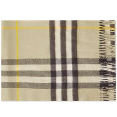 Шарф Burberry Giant Check Cashmere, цвет Hunter