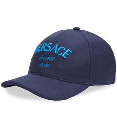 Бейсболка Versace Embroidered Logo, цвет Navy &amp; Desden Blue