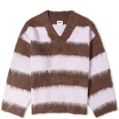 Свитер Obey Amara Striped Knit, цвет Java Brown Multi