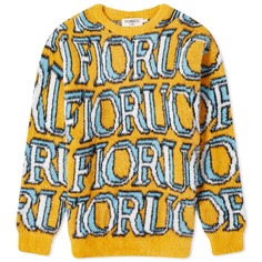 Джемпер Fiorucci Monogram, цвет Dusty Orange