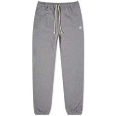 Спортивные брюки Acne Studios Frack Face, цвет Light Grey Melange