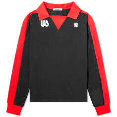 Рубашка Wales Bonner Home Jersey Shirt, цвет Red &amp; Black