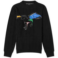 Свитер Andersson Bell Dragon Summer Crew Neck, черный