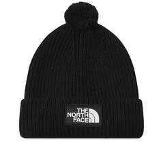 Шапка The North Face Logo Box Pom, черный