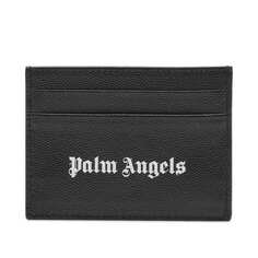 Картхолдер Palm Angels Logo, черный