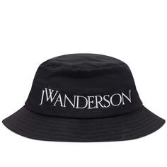 Панама Jw Anderson Logo, черный