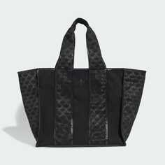 Сумка adidas Ladies Originals Monogram Mesh Canvas Shopper, черный