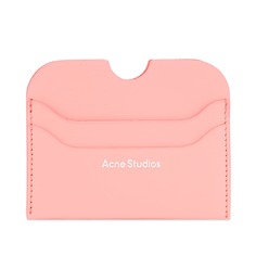 Картхолдер Acne Studios Elmas Logo, цвет Electric Pink