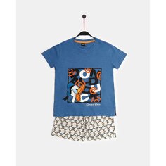 Пижама с коротким рукавом Disney Donald Fashion, синий
