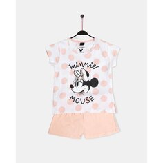 Пижама с коротким рукавом Disney Minnie, розовый