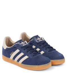 Кроссовки gazelle замшевые Adidas Originals, синий