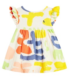 Платье baby carnival из хлопка с оборками Bobo Choses, мультиколор