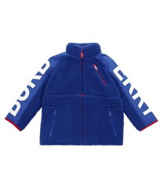 Флисовая куртка с логотипом Burberry, синий