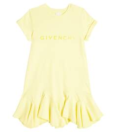 Хлопковое платье Givenchy, желтый