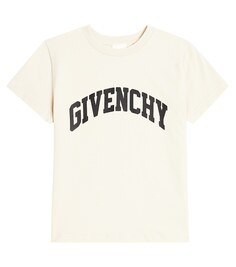Футболка из смесового хлопка Givenchy, бежевый