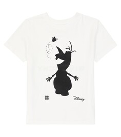 Хлопковая футболка с принтом olaf из коллаборации с disney Givenchy, белый