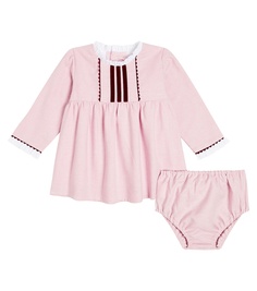 Комплект из платья и шароваров baby rosita La Coqueta, розовый