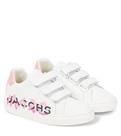 Кожаные кроссовки с логотипом Marc Jacobs, белый