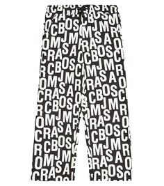 Спортивные брюки с логотипом из смесового хлопка Marc Jacobs, черный