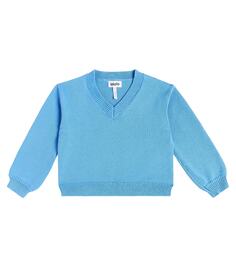 Хлопковый свитер germaine Molo, синий