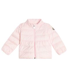 Пуховик baby joelle Moncler Enfant, розовый