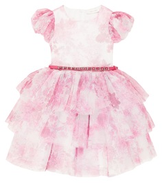 Платье из тюля Monnalisa, розовый