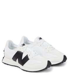 Кроссовки 327 с замшевой отделкой New Balance, белый