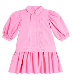 Хлопковое платье uriel со складками Morley, розовый