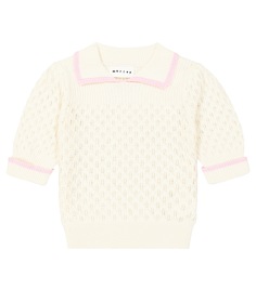 Хлопковый свитер Morley, белый
