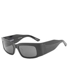 Солнцезащитные очки Balenciaga Bb0328S, цвет Black &amp; Grey