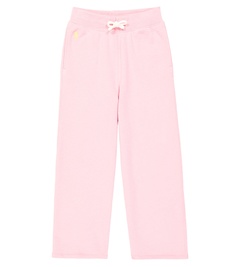 Спортивные брюки с логотипом из смесового хлопка Polo Ralph Lauren, розовый
