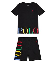 Пижамы с принтом Polo Ralph Lauren, черный