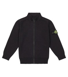 Куртка compass из хлопка Stone Island Junior, синий