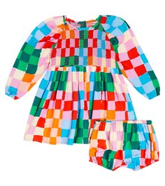 Комплект детского платья с принтом и шароваров Stella Mccartney, мультиколор