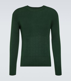 Шерстяной свитер Burberry, зеленый