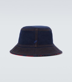Джинсовая шляпа-ведро Burberry, синий