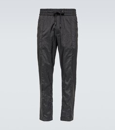 Узкие брюки со средней посадкой Dolce&amp;Gabbana, черный