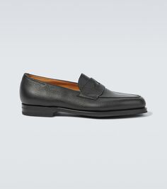 Кожаные лоферы thorne John Lobb, черный