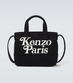 Маленькая холщовая сумка-тоут utility из коллаборации с verdy Kenzo, черный