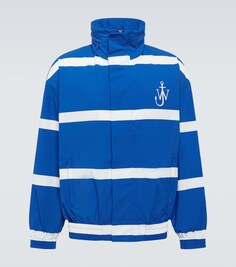 Спортивная куртка anchor в полоску Jw Anderson, синий