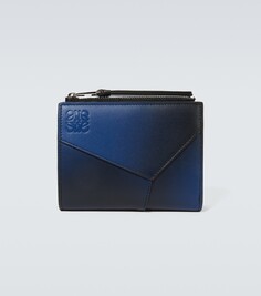 Кожаный кошелек puzzle slim Loewe, синий