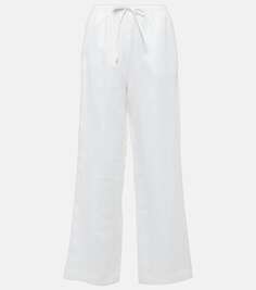 Прямые брюки aurelia из льна Asceno, белый