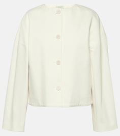 Укороченная джинсовая куртка dev Fforme, белый