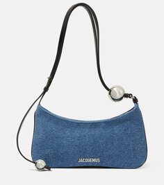 Le bisou perle маленькая джинсовая сумка через плечо Jacquemus, синий