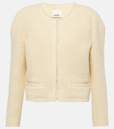 Куртка pully из смесовой шерсти Isabel Marant, бежевый