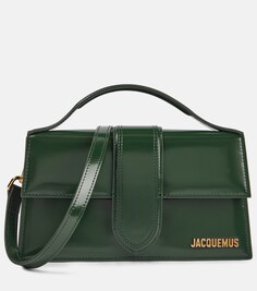 Кожаная сумка через плечо le grand bambino Jacquemus, зеленый