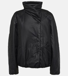 Утепленная куртка dylany из смесового хлопка Isabel Marant, черный