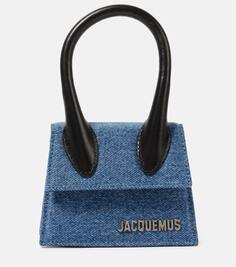 Джинсовая сумка-тоут le chiquito mini Jacquemus, синий