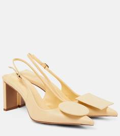 Туфли les slingbacks duelo hautes с пяткой на пятке Jacquemus, белый